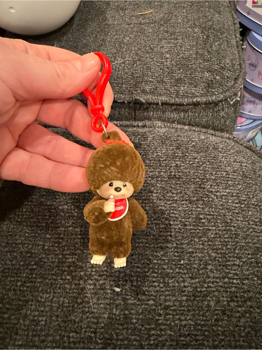 Monchichi bag clip